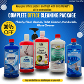 Complete Office Cleaning Package Super Quality 5 - Bottle Value Pack – 30% OFF - Unity Market